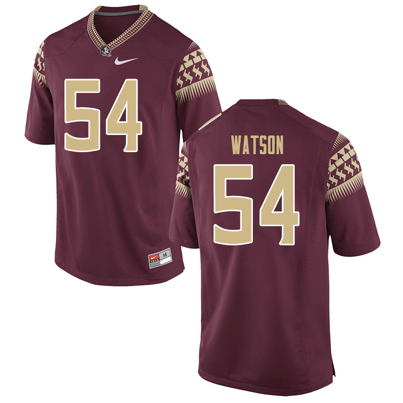 Men #54 Ricardo Watson Florida State Seminoles College Football Jerseys Sale-Garnet - Click Image to Close